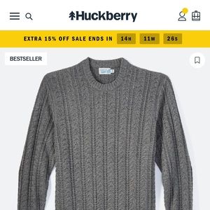 Huckberry Seawool Men’s Sweater